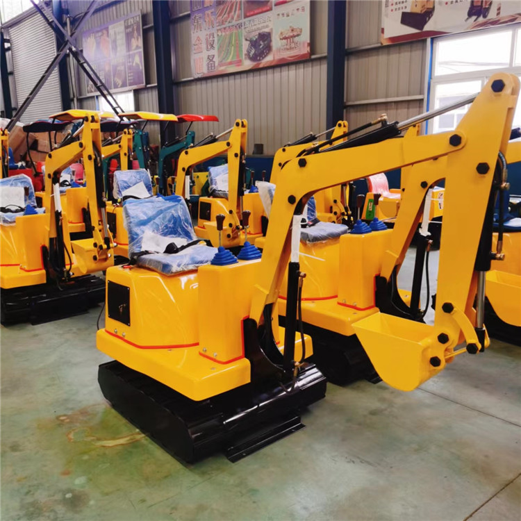 兒童挖掘機(jī) 電動(dòng)仿真挖掘機(jī) 親子室內(nèi)外游樂設(shè)備 場(chǎng)地限制小 占地面積小