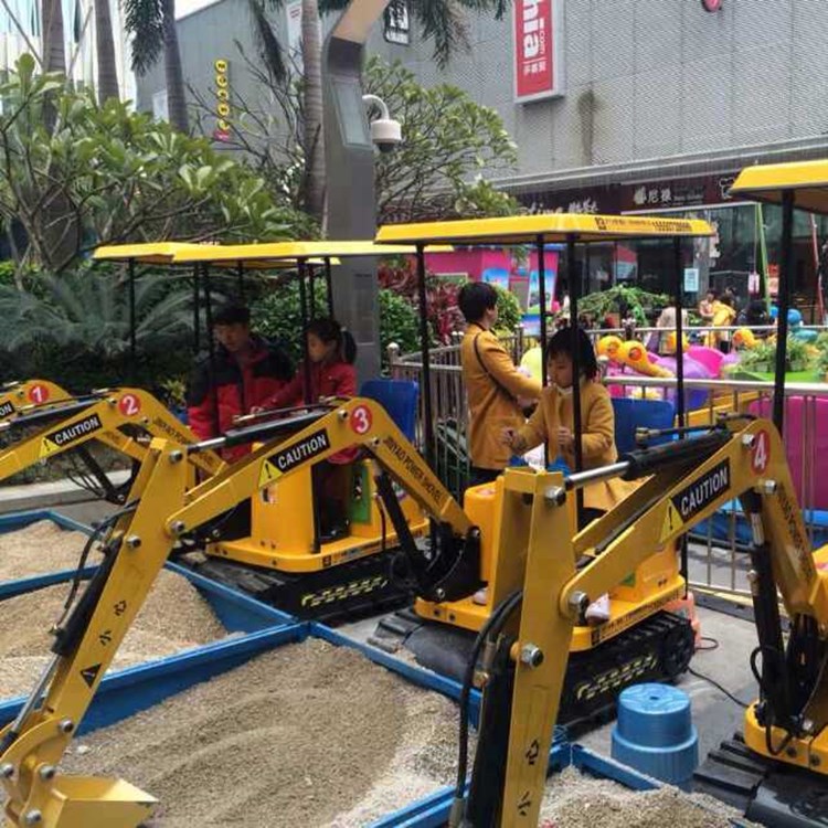 機(jī)械工程樂(lè)園 仿真游樂(lè)設(shè)備 兒童電動(dòng)挖掘機(jī) 室內(nèi)外四季游玩項(xiàng)目