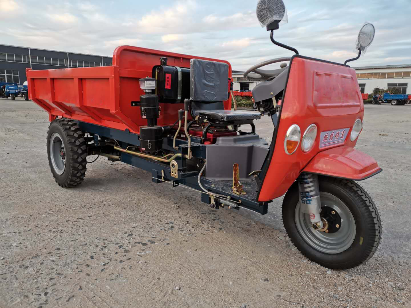 雙牛牌柴油農(nóng)用三輪車工程用翻斗車高低速