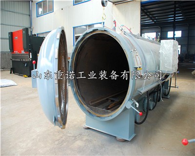 電干燒橡膠鞋子硫化罐臥式橡膠硫化罐原理