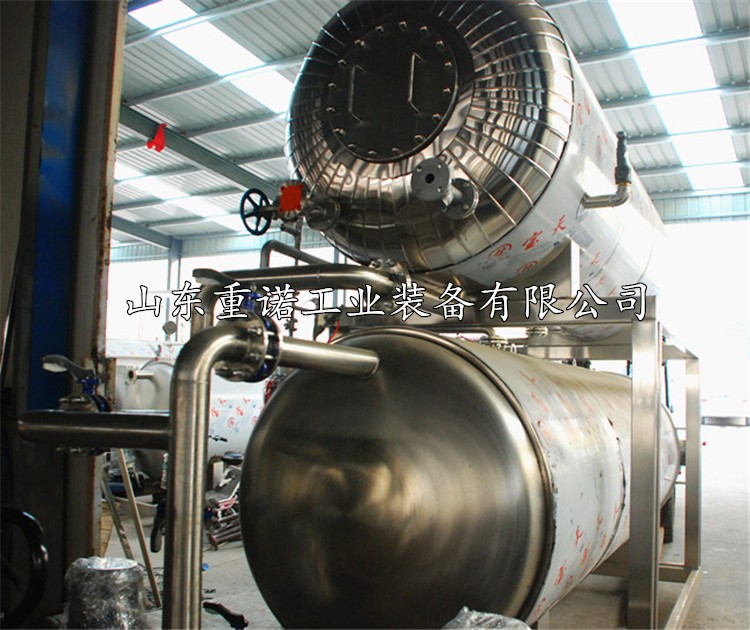 江蘇鹽水鴨殺菌鍋真空包裝即食鴨肉高溫滅菌鍋