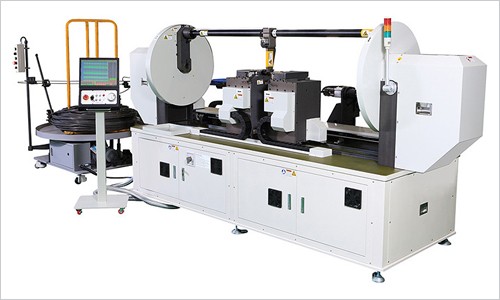 韓國進(jìn)口NICEMACH雙頭折彎機和彎線機