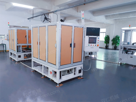 鋁殼鋼殼自動貼膜機