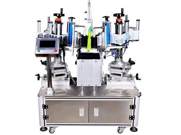 半自動雙側(cè)面貼標(biāo)機(jī)