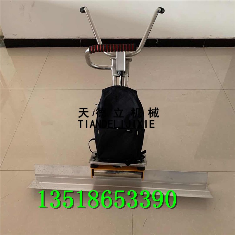 LDZP背負(fù)式鋰電池振平尺 路面振動尺桿 充電式鋁合金震動尺