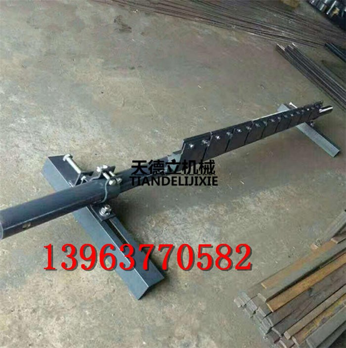 P型合金清掃器 二道皮帶機(jī)合金刮板 刮板式輸送帶刮煤器