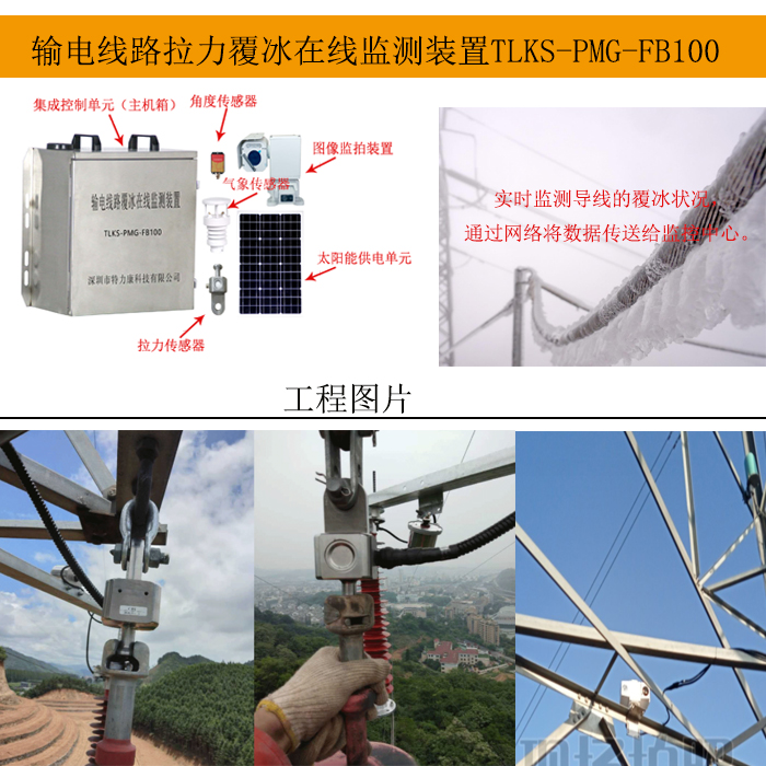 深圳特力康TLSK-PMG-FB100模擬導(dǎo)線在線覆冰監(jiān)測裝置