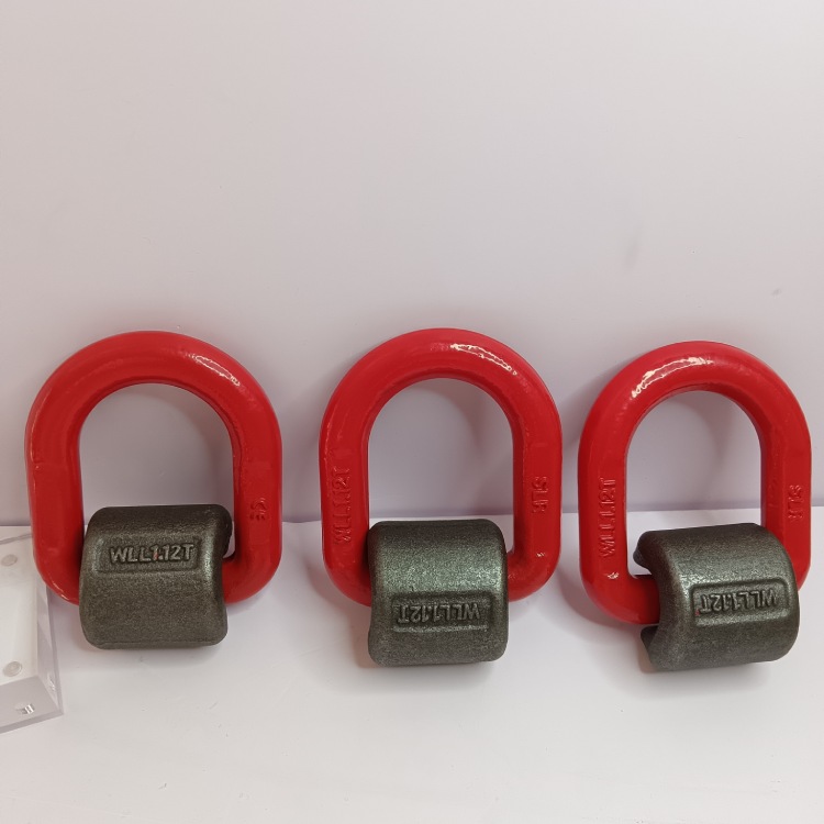 焊接D型吊環(huán)高強(qiáng)度焊接d型吊環(huán)帶彈簧燒焊吊點(diǎn)起重模具吊環(huán)吊點(diǎn)