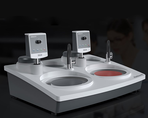 FlatBase60 FlatHead-10/10X2雙盤手動(dòng)磨拋機(jī) 金屬磨拋