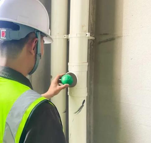 管道PVC塑料通水球檢測(cè)管道通球綠色塑料球