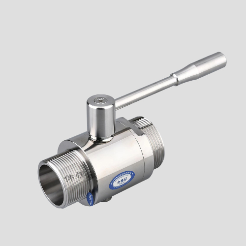 不銹鋼外螺紋釀酒固定球閥