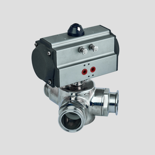 偉恒 供應(yīng) 氣動(dòng) Y型三通135?球閥 性能穩(wěn)定