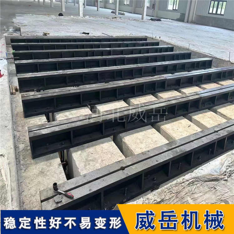 鑄鐵地軌2米1米 鑄鐵地梁承載能力好 耐磨河北廠家