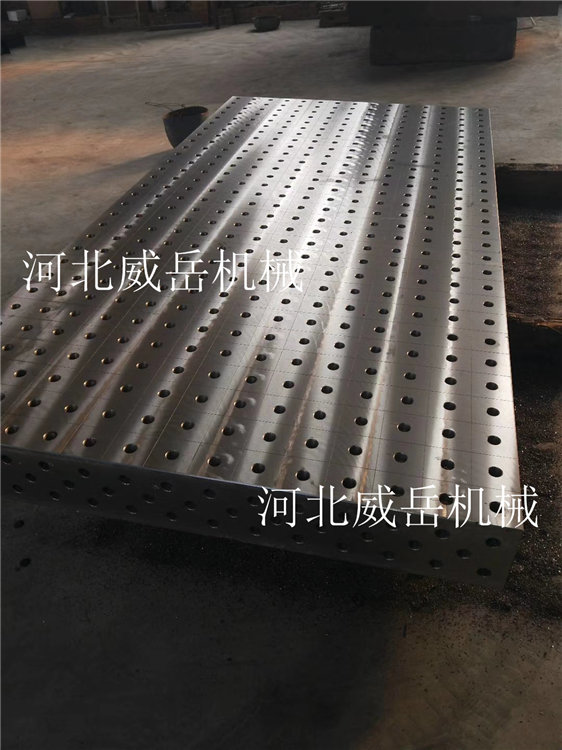 泊頭加工T型槽平臺(tái)穩(wěn)定性好  開(kāi)槽鑄鐵平臺(tái)人工研磨不易變形