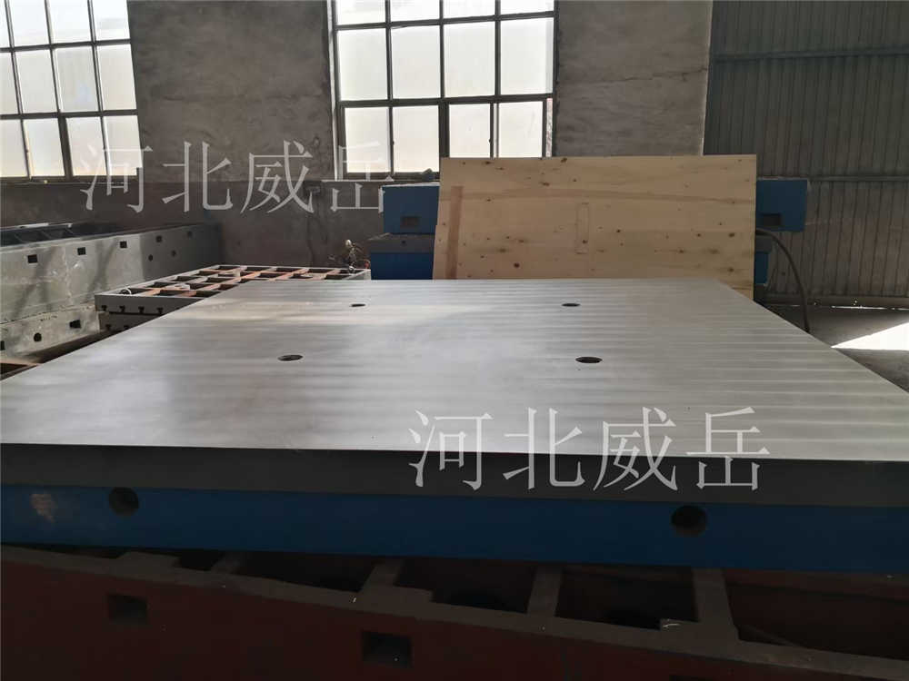 噸位價出T型槽測試平臺不易變形鑄鐵平臺尾單甩