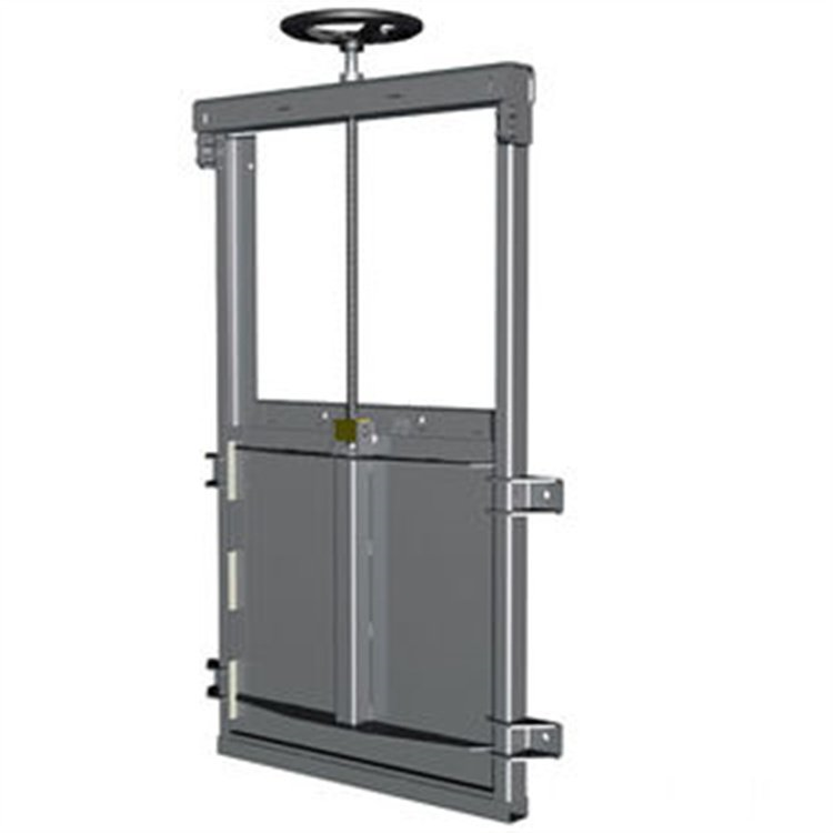 博克水利 機閘一體鋼制閘門 鑄鐵閘門 手輪式啟閉機