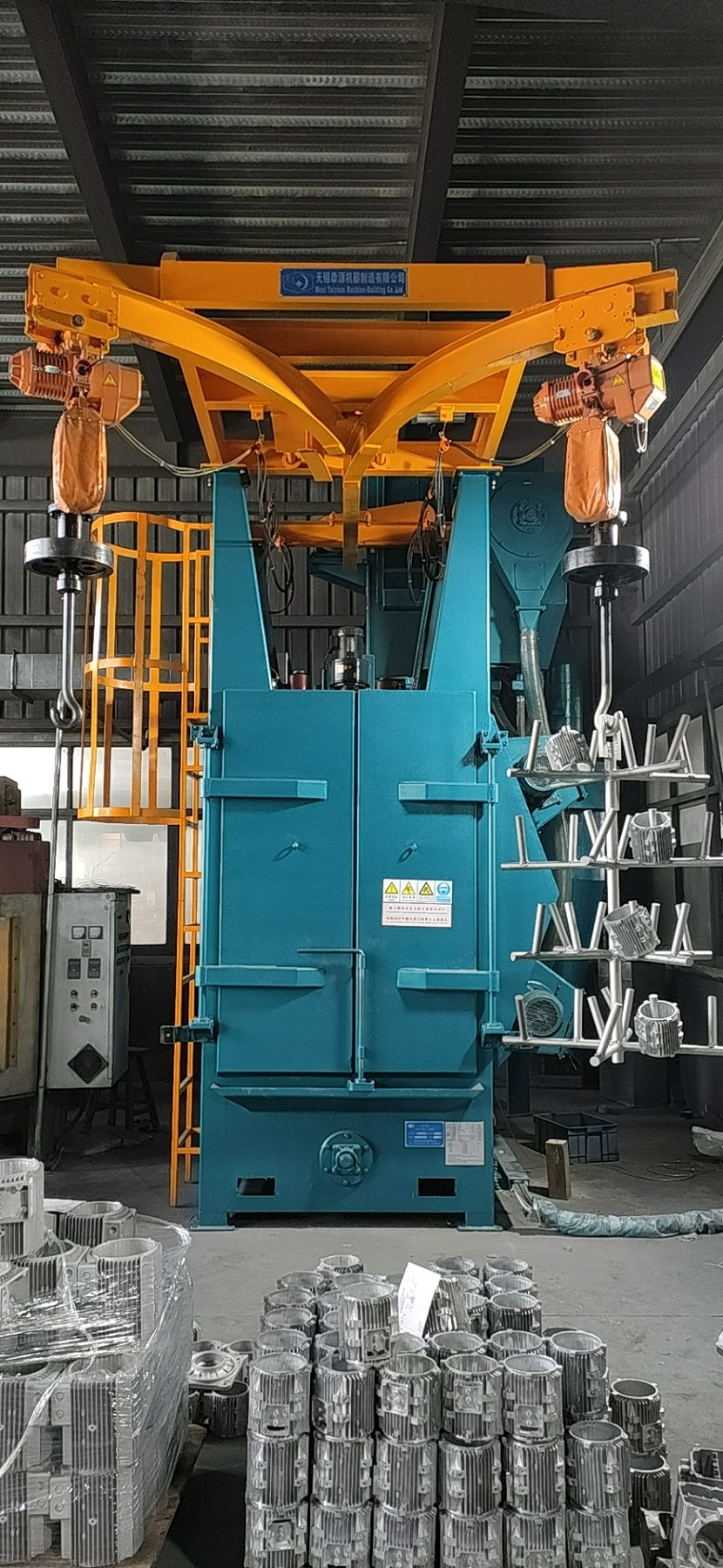 無錫泰源吊掛式全自動拋丸清理機