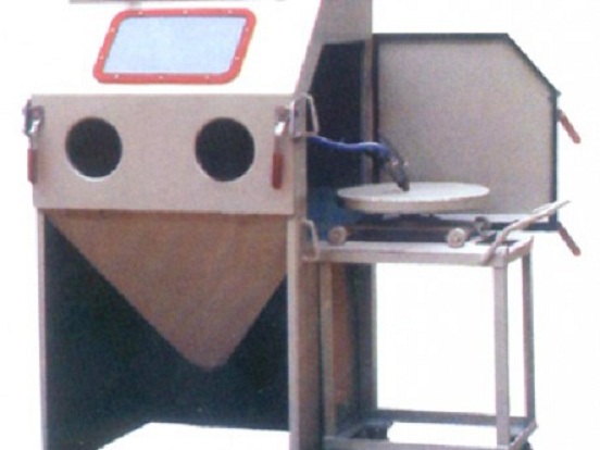 泰源9080F-A軌道轉(zhuǎn)臺(tái)式噴砂機(jī)