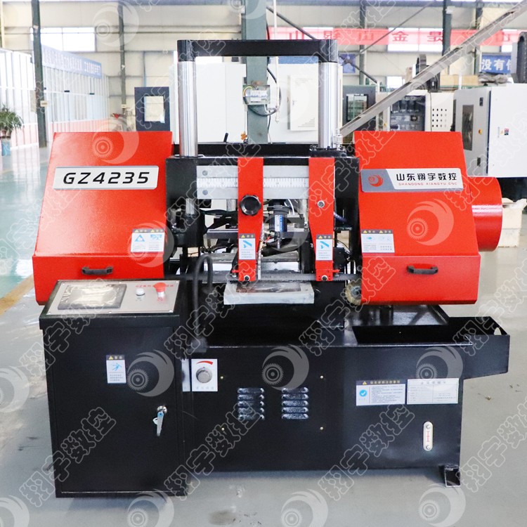 『翔宇』GZ4235數(shù)控金屬帶鋸床 全自動(dòng)帶鋸床臺(tái)灣PLC系統(tǒng)