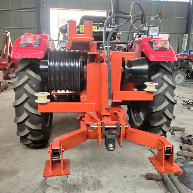 10噸四輪拖拉機絞磨 四輪拖拉機牽引收線車