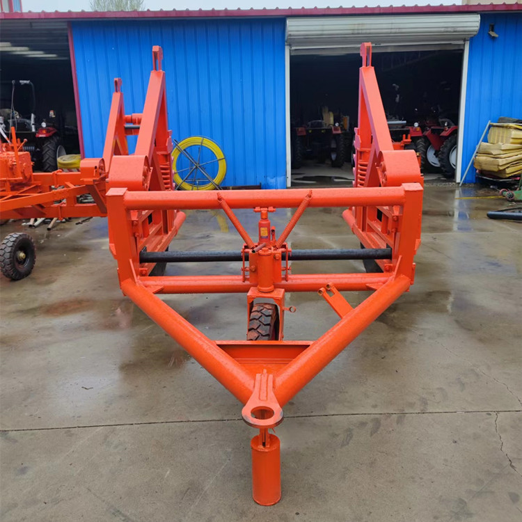 電纜布放線車支承點用液壓升降 電纜放線車鋼材加固