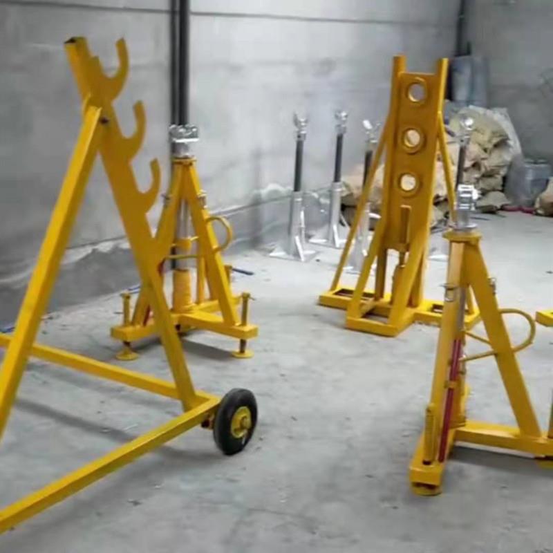 框式電力施工導(dǎo)線軸架 組合式盤式光纜架機(jī)