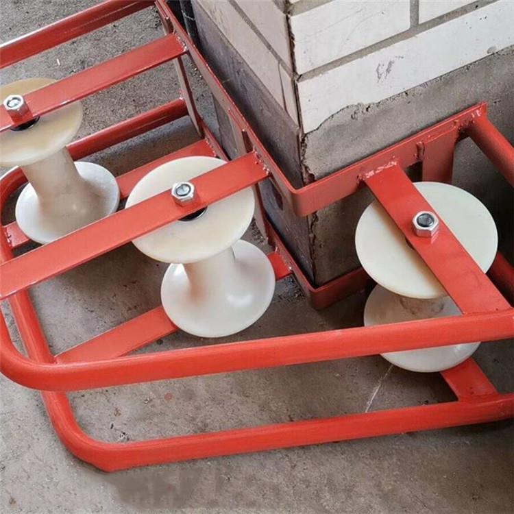 七字井口三輪滑車直跑型地纜展放滾輪