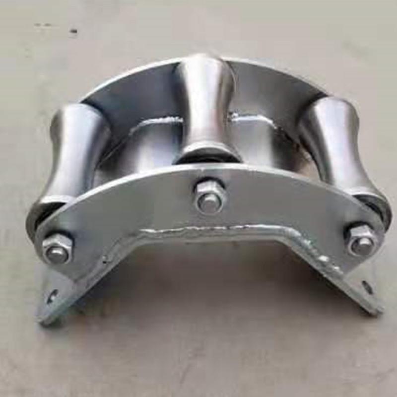 導(dǎo)線布線滑車 光纜放線三連轉(zhuǎn)角滑車