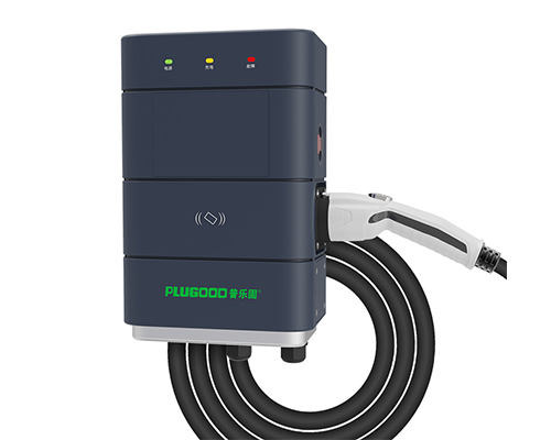 7KW壁掛32A交流充電樁運(yùn)營(yíng)版充電汽車帶立柱 普樂固新款