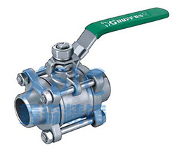 不銹鋼螺紋焊接三片式球閥 快裝式球閥