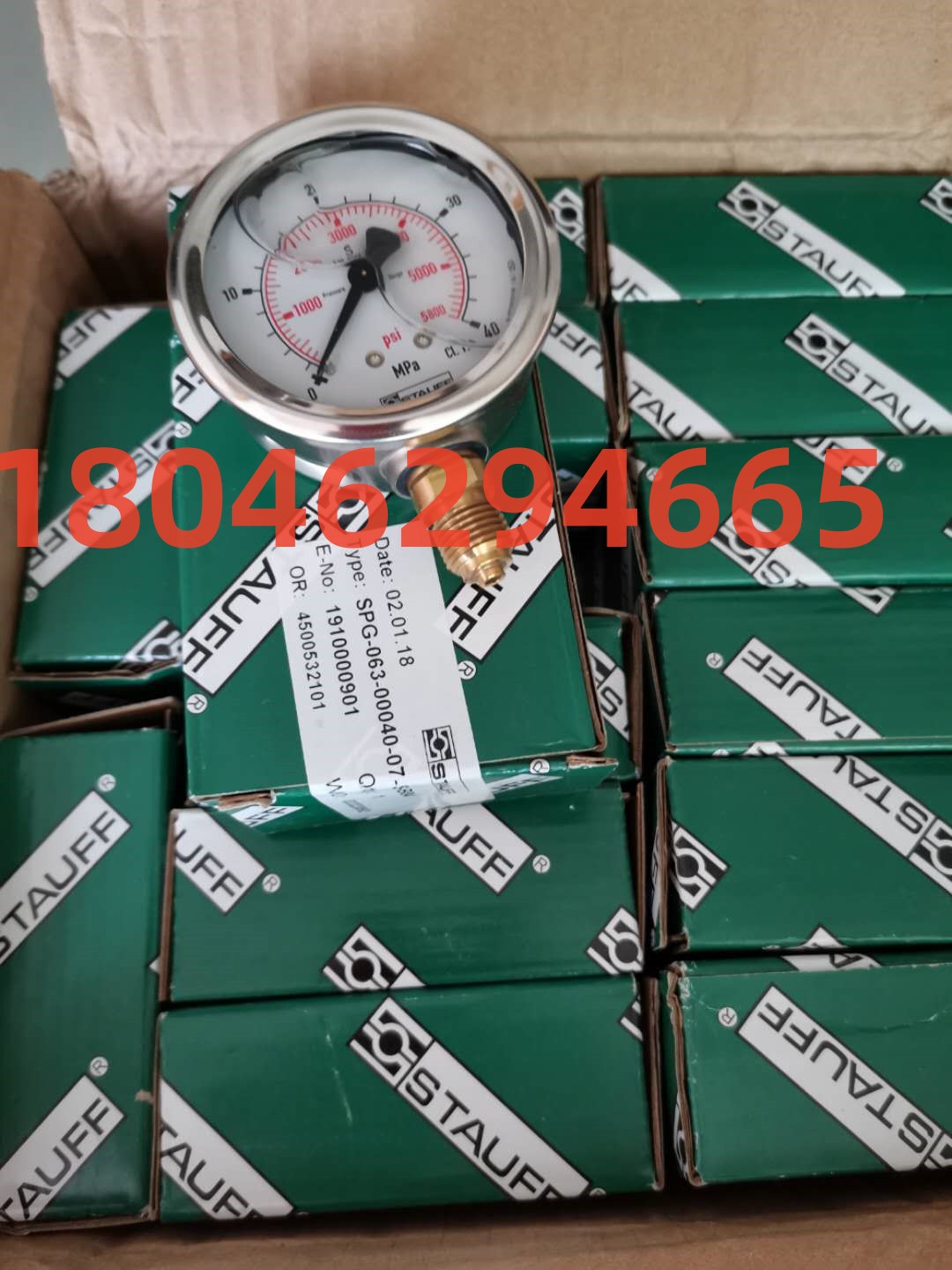 STAUFF壓力表SPG063-(-00001)-00000-07-S-B04