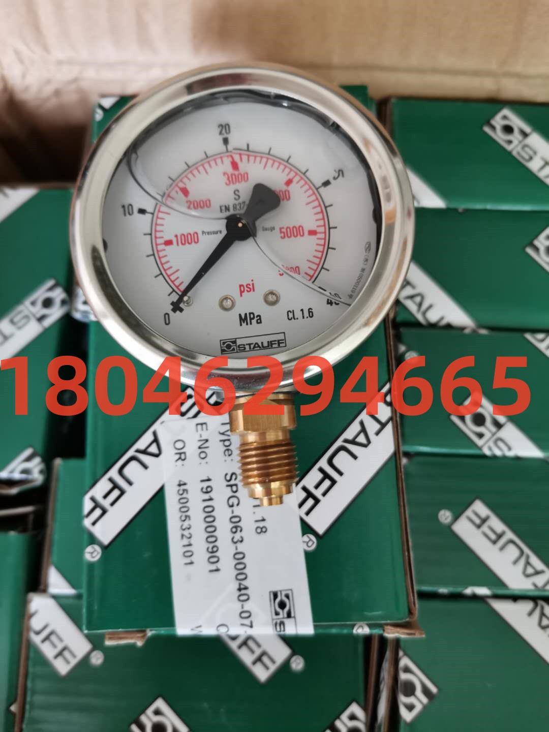 STAUFF壓力表SPG063-00006-07-S-B04標(biāo)準(zhǔn)參數(shù)