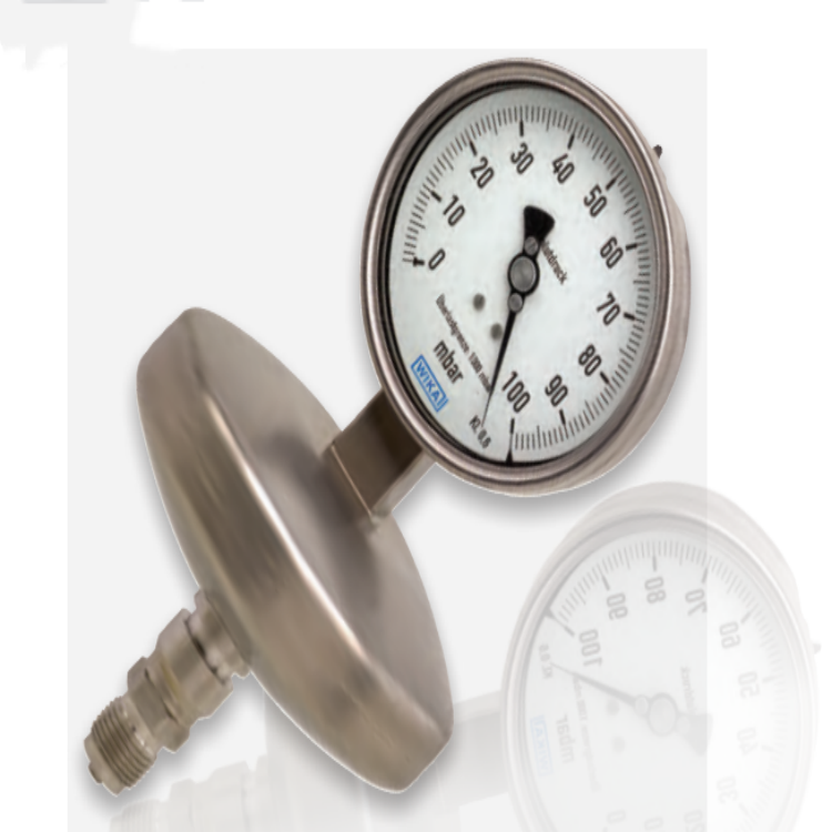 WIKA威卡432.50,433.50膜片式壓力表適用于過程工業(yè)