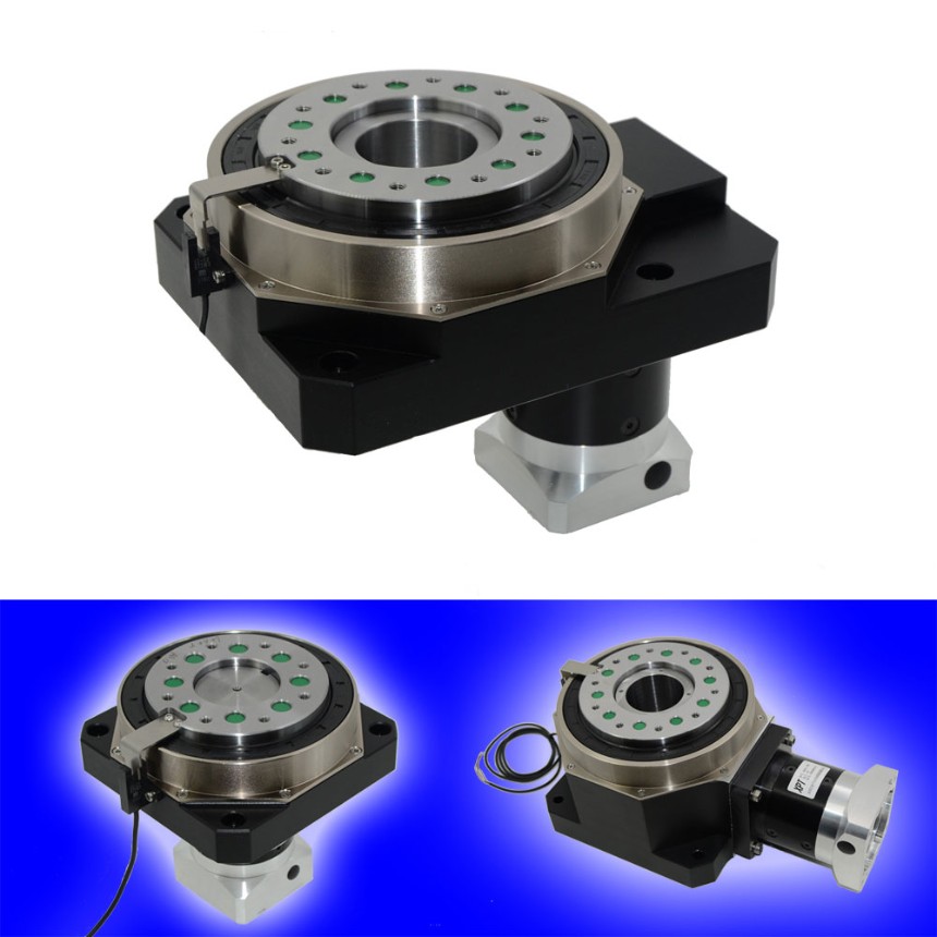 360度自動(dòng)化生產(chǎn)線電動(dòng)回轉(zhuǎn)工作臺(tái)SR80-9W