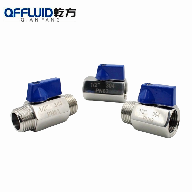 不銹鋼304迷你球閥 316內(nèi)外絲球閥 內(nèi)絲球閥 雙外絲迷你球閥