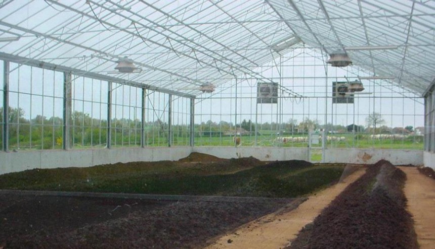 太陽能煤泥烘干溫室系統(tǒng)