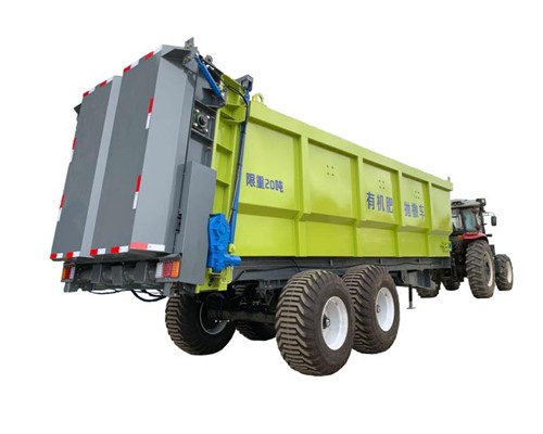 雨林20立方大型有機(jī)肥拋灑車 農(nóng)家肥撒肥機(jī)