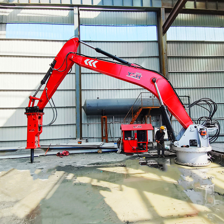 元征行固定式液壓破碎臂