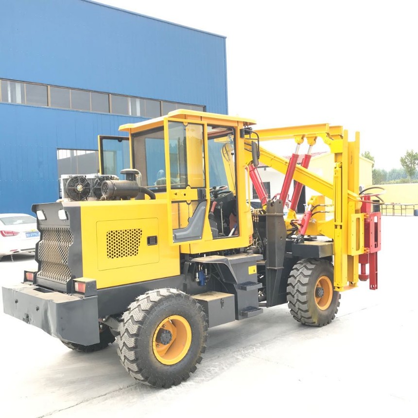 加厚鋼板一體式打樁機(jī) 護(hù)欄打樁機(jī) 現(xiàn)貨氣動護(hù)欄打樁機(jī)