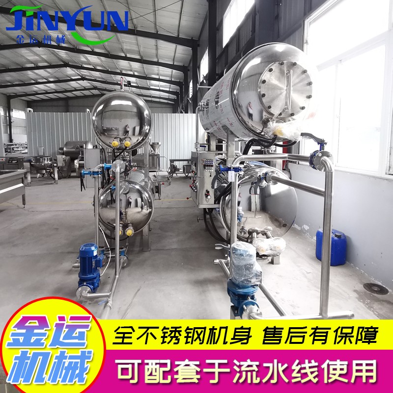 鹵味雞腿高溫殺菌鍋  醬香豬蹄高溫殺菌釜  鴨頭鴨脖殺菌鍋  金針菇醬菜殺菌釜