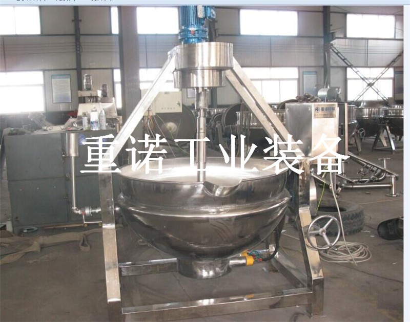 可傾夾層鍋-電加熱導(dǎo)熱油夾層鍋-夾層鍋安裝