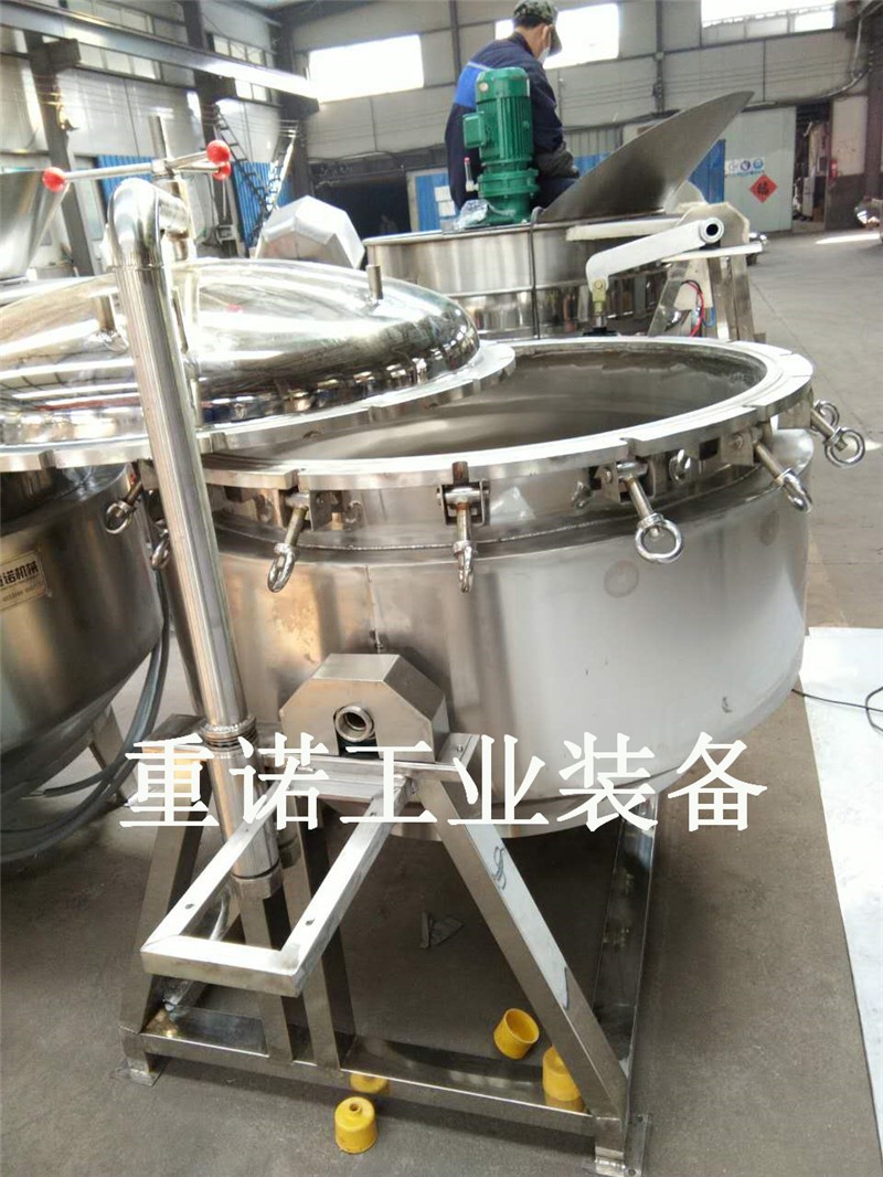夾層鍋封頭-高效節(jié)能鹵煮鍋-江蘇可傾式夾層鍋