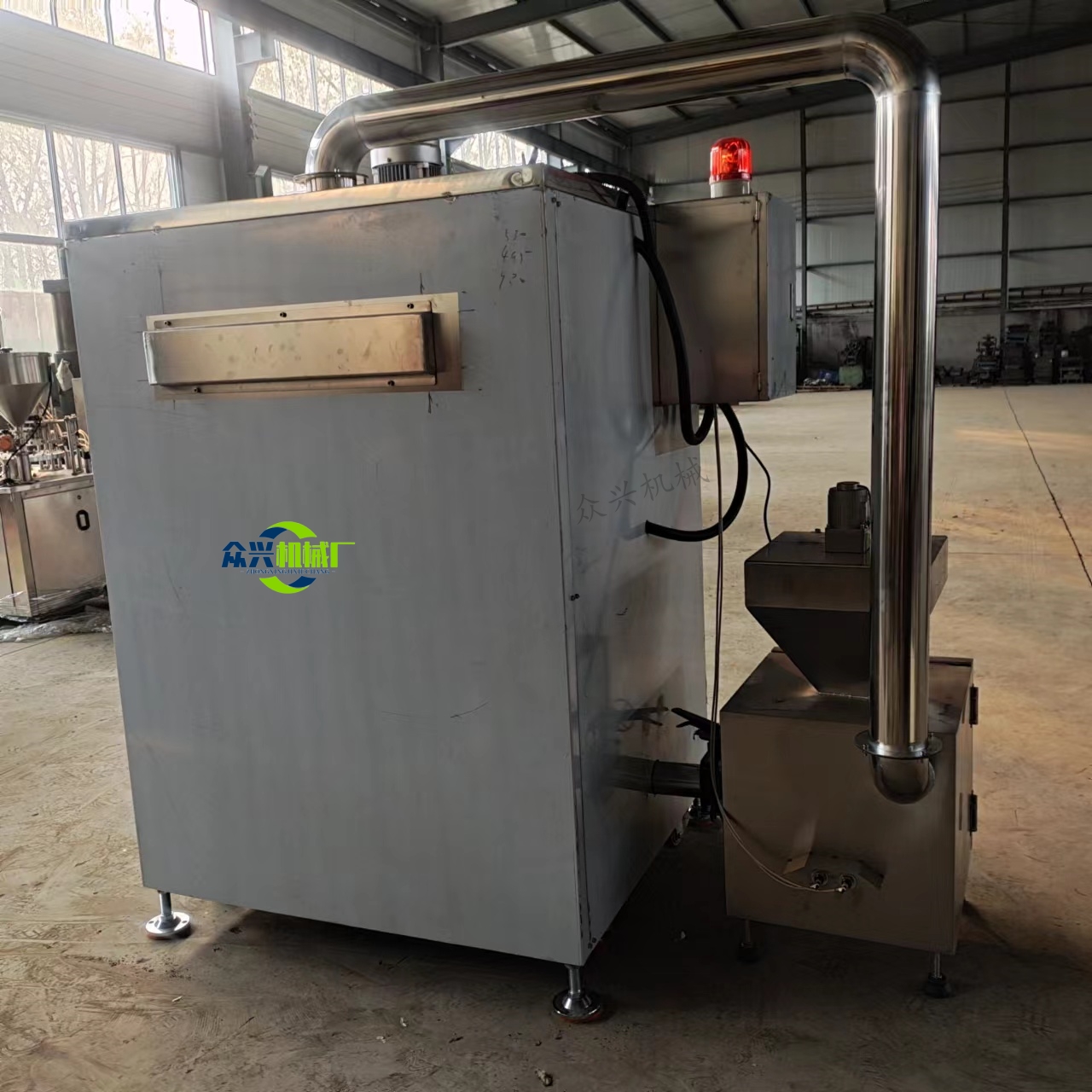 商用哈爾濱紅腸煙熏設(shè)備廠家 不銹鋼臘腸燒肉煙熏機