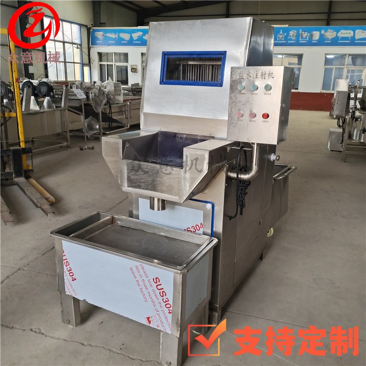 全自動牛肉干鹽水注射機(jī) 醬牛肉鹽水注射機(jī) 牛肉干加工設(shè)備