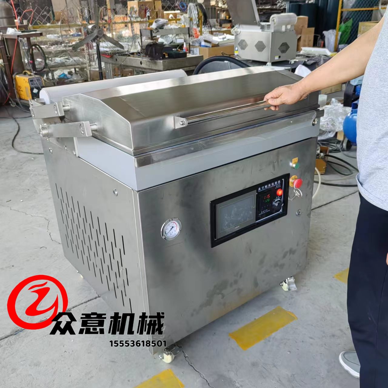 魚塊貼體式真空包裝機 原切牛排貼體真空包裝機