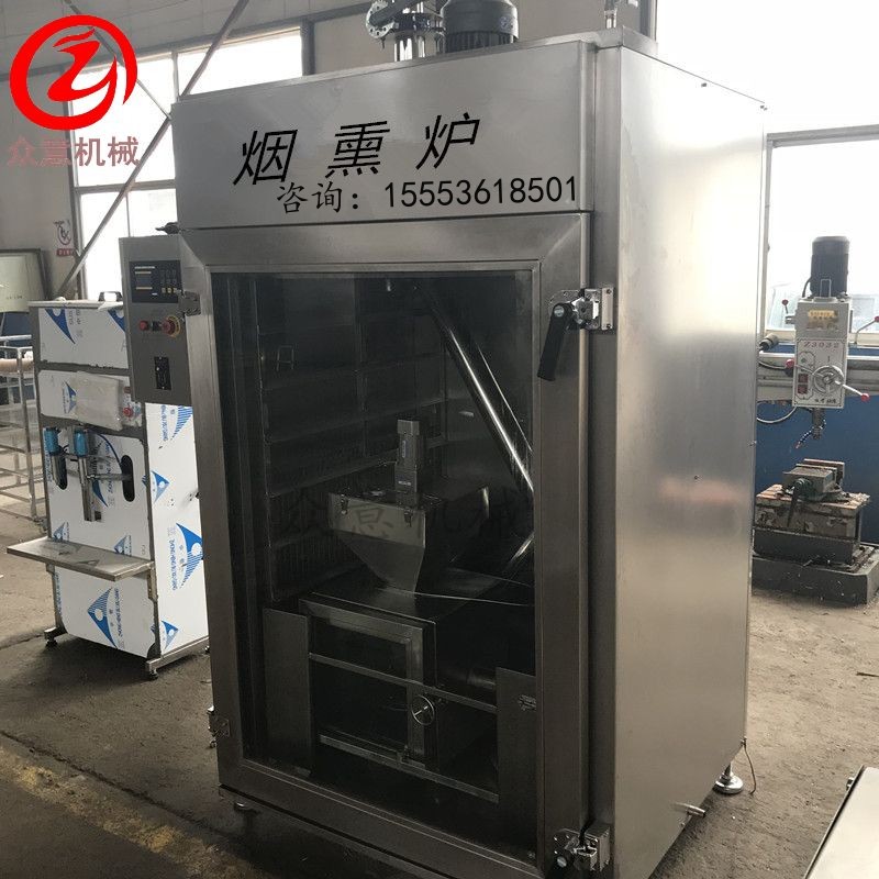 全自動(dòng)煙熏爐設(shè)備廠家 臘肉臘腸火腿蒸熏爐