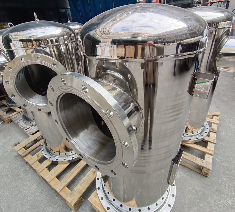 管道精密過濾器30/40/50/60/80/100/150/200立方帶壓力容器