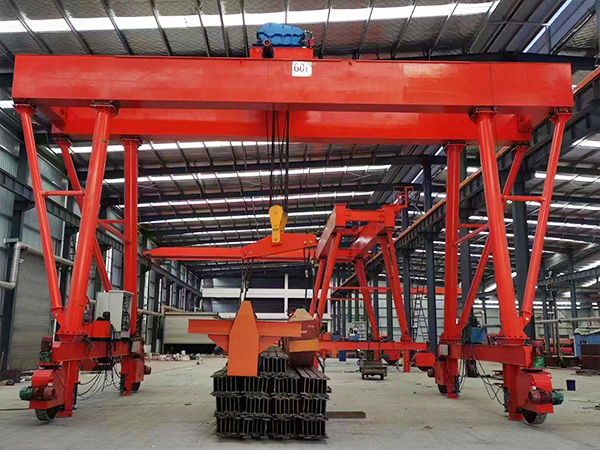湖北襄陽龍門吊租賃 60噸75噸龍門吊雙梁雙吊鉤