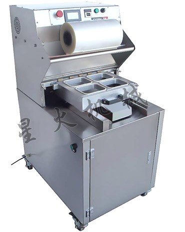 烤鴨外抽式真空包裝機，專業(yè)包裝各種熟制品